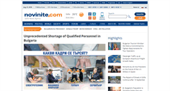 Desktop Screenshot of novinite.com